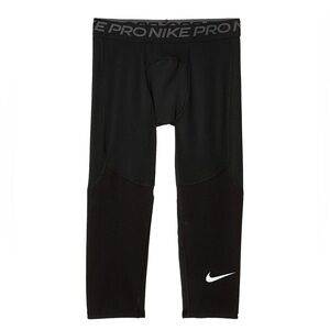 Boys Nike Pro 3/4 Length Sports Tights - Large